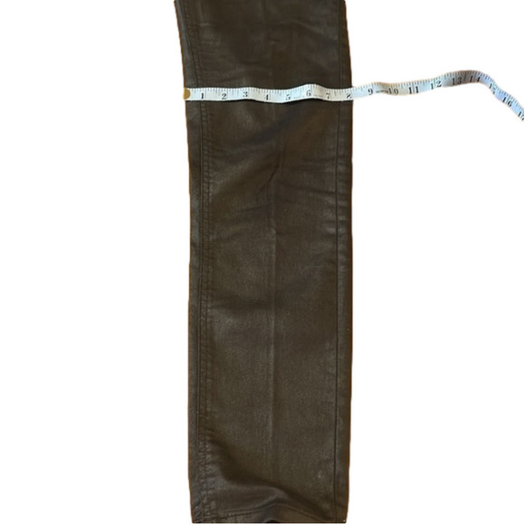 Esmara black super skinny black stretch zippered jeans with sheen - Picture 6 of 11